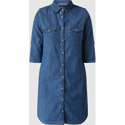 Sukienka Mavi Jeans z długimi rękawami z kołnierzykiem rozkloszowana casual na uczelnię  - zdjęcie produktu
