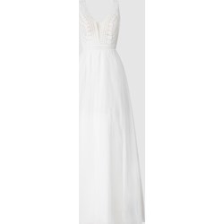 Sukienka Luxuar Fashion z tiulu na ślub cywilny maxi  - zdjęcie produktu