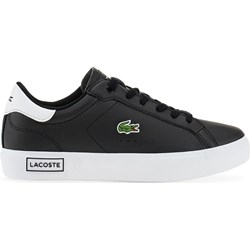 Lacoste trampki damskie czarne sznurowane sportowe  - zdjęcie produktu