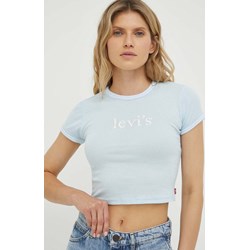 Levi's bluzka damska z krótkimi rękawami bawełniana  - zdjęcie produktu