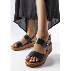 Sandały damskie czarne Gemre casual  - zdjęcie produktu