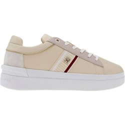Buty sportowe damskie Tommy Hilfiger na lato beżowe  - zdjęcie produktu