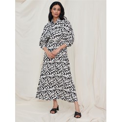 Sukienka Sinsay boho z wiskozy maxi z długim rękawem  - zdjęcie produktu