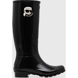 Kalosze damskie Karl Lagerfeld casual płaskie  - zdjęcie produktu