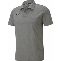T-shirt męski szary Puma casualowy z krótkimi rękawami  - zdjęcie produktu