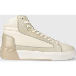 Trampki męskie Calvin Klein sportowe wiązane skórzane  - zdjęcie produktu