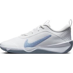 Buty sportowe dziecięce białe Nike wiązane sznurowane z gumy  - zdjęcie produktu