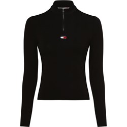 Bluzka damska Tommy Jeans czarna bawełniana  - zdjęcie produktu