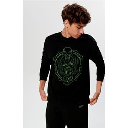 Bluza męska czarna Sinsay  - zdjęcie produktu