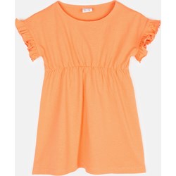 Sukienka dziewczęca Gate pomarańczowy z bawełny  - zdjęcie produktu