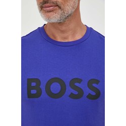 T-shirt męski BOSS HUGO z nadrukami bawełniany  - zdjęcie produktu