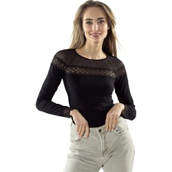 Bluzka damska Eldar z wiskozy z okrągłym dekoltem z długimi rękawami  - zdjęcie produktu