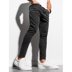 Ombre jeansy męskie czarne  - zdjęcie produktu