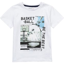 Biały t-shirt chłopięce Minoti bawełniany  - zdjęcie produktu