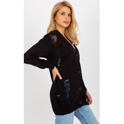 Sweter damski czarny  - zdjęcie produktu