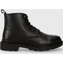 Workery damskie Levi's płaskie ze skóry casual  - zdjęcie produktu