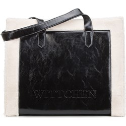 Shopper bag WITTCHEN futrzana elegancka na ramię duża  - zdjęcie produktu
