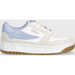 Buty sportowe damskie Fila sneakersy sznurowane na płaskiej podeszwie ze skóry  - zdjęcie produktu
