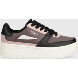 Buty sportowe damskie Fila sneakersy wielokolorowe sznurowane na platformie  - zdjęcie produktu