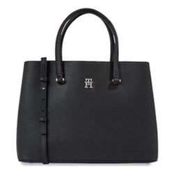 Shopper bag Tommy Hilfiger matowa duża elegancka  - zdjęcie produktu