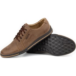 Półbuty męskie Polbut casualowe skórzane wiązane  - zdjęcie produktu