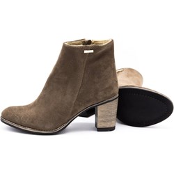 Botki Buty Olivier na zamek eleganckie  - zdjęcie produktu