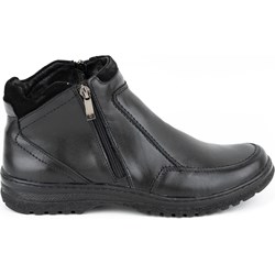 Buty zimowe męskie czarne Komodo bez zapięcia casualowe  - zdjęcie produktu