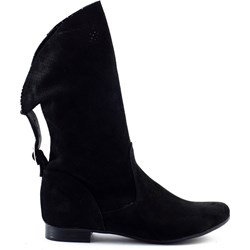 Botki Buty Olivier skórzane na zamek w abstrakcyjne wzory na wiosnę  - zdjęcie produktu
