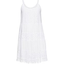 Sukienka Bonprix biała letnia koronkowa  - zdjęcie produktu