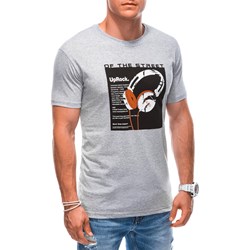 T-shirt męski Edoti z krótkimi rękawami  - zdjęcie produktu