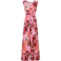 Sukienka Bonprix z dekoltem w serek boho bez rękawów w kwiaty na wiosnę  - zdjęcie produktu
