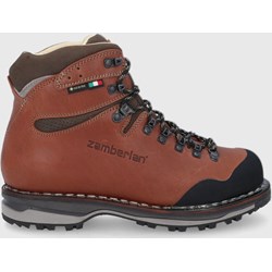 Buty trekkingowe męskie Zamberlan brązowe sportowe gore-tex wiązane  - zdjęcie produktu