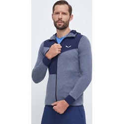 Bluza męska SALEWA niebieska sportowa  - zdjęcie produktu