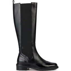 Geox kozaki damskie płaskie czarne na zimę  - zdjęcie produktu