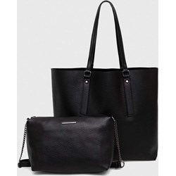 Shopper bag Aldo duża matowa w stylu glamour na ramię  - zdjęcie produktu
