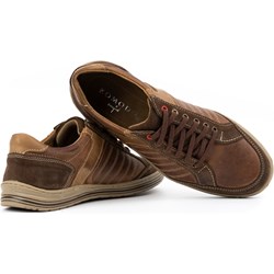 Półbuty męskie Komodo brązowe skórzane  - zdjęcie produktu