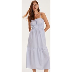 Sukienka Reserved na ramiączkach niebieska z tkaniny  - zdjęcie produktu