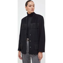 Kurtka damska czarna Notes Du Nord krótka casual bez kaptura  - zdjęcie produktu