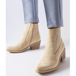 Botki Gemre zamszowe na zamek  - zdjęcie produktu