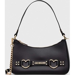 Love Moschino listonoszka skórzana matowa  - zdjęcie produktu