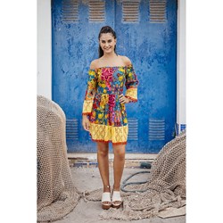 Sukienka Isla Bonita By Sigris casual mini z długimi rękawami  - zdjęcie produktu