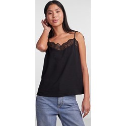 Bluzka damska Pieces koronkowa z dekoltem w serek  - zdjęcie produktu