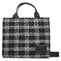 Shopper bag DKNY na ramię z nadrukiem  - zdjęcie produktu