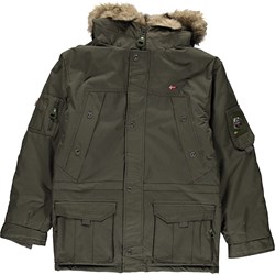 Kurtka chłopięca zielona Geographical Norway zimowa  - zdjęcie produktu