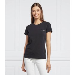 Bluzka damska Dondup - Made In Italy bawełniana czarna  - zdjęcie produktu