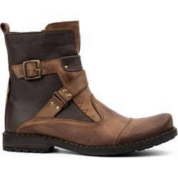 Buty zimowe męskie Olivier z zamkiem  - zdjęcie produktu