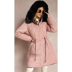 Różowa kurtka damska Renee z kapturem  - zdjęcie produktu