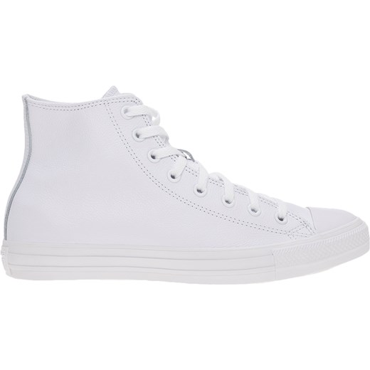 Białe trampki damskie Converse sznurowane płaskie