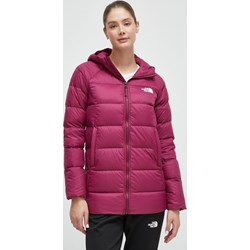 Kurtka damska The North Face różowa krótka z kapturem  - zdjęcie produktu