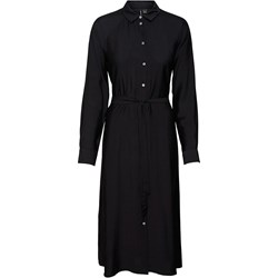 Sukienka Vero Moda z wiskozy z kołnierzykiem midi  - zdjęcie produktu